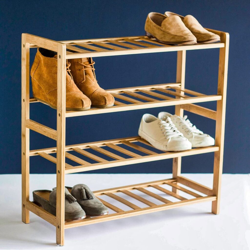 Bamboo Shoe Rack (2-Pack)