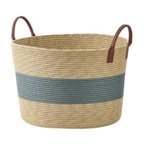 Baum Faux Wicker Basket