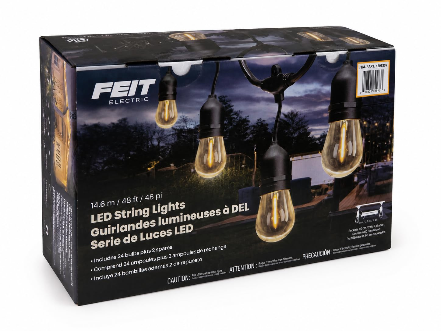 Feit 48' LED String Lights