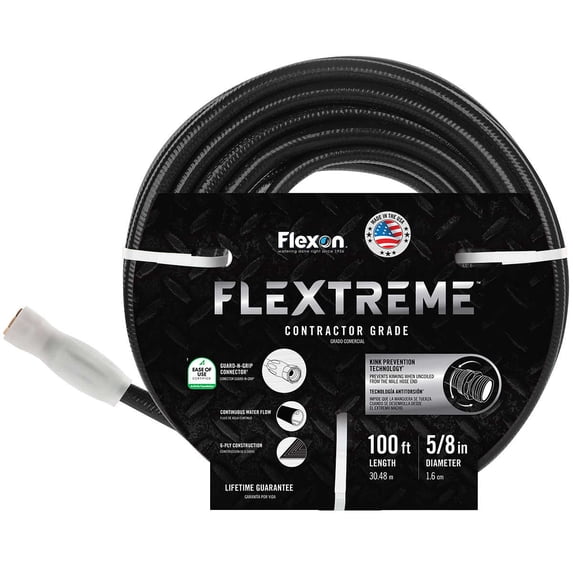Flextreme 100' Garden Hose – Black