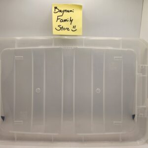 IRIS 12.9-Quart Buckle-Up Storage Box – Clear