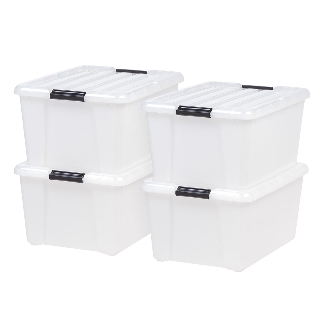 IRIS 45-Quart Buckle-Up Storage Box (6-Pack)