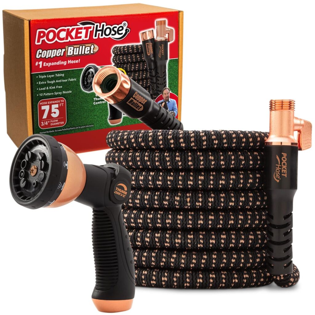Pocket Hose Copper Bullet Garden Hose