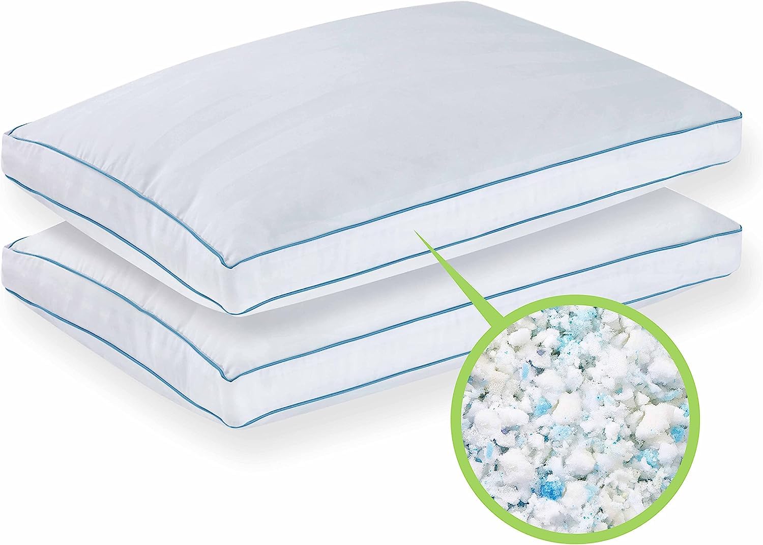 PureLux Gel Memory Foam Pillow