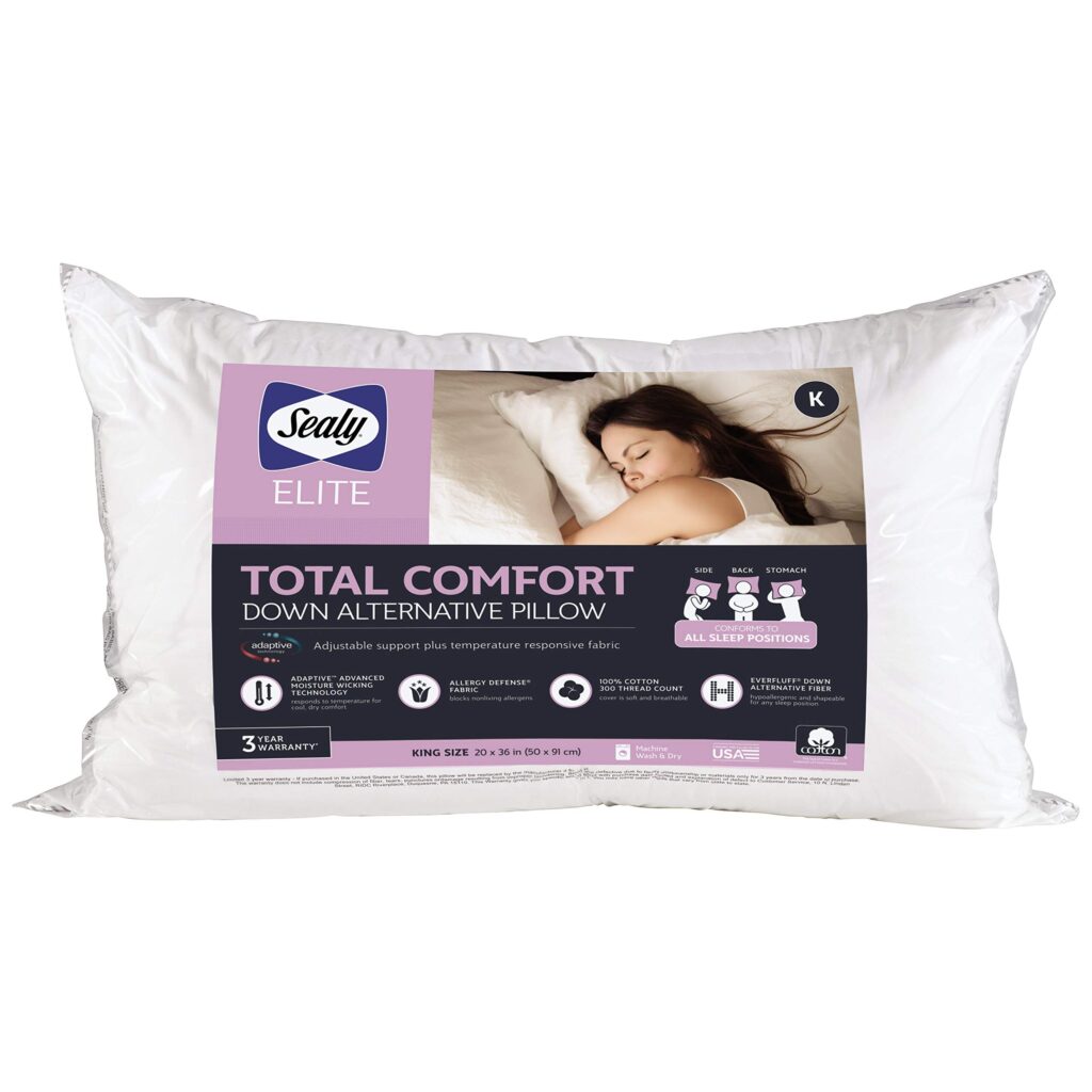 Sealy Down-Alternative Pillow – King