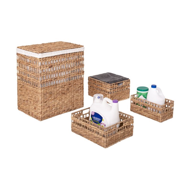 Seville Classics Hyacinth Baskets (Set of 4)